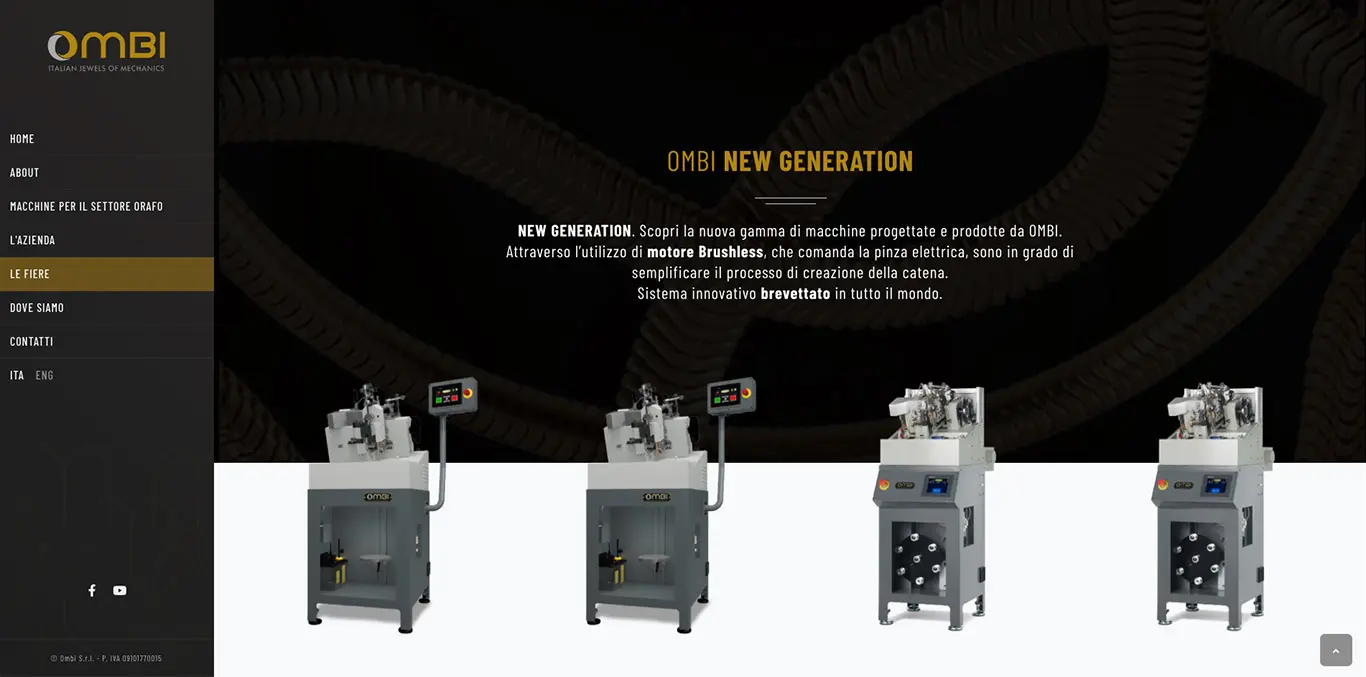 Sito internet multilingua Ombi