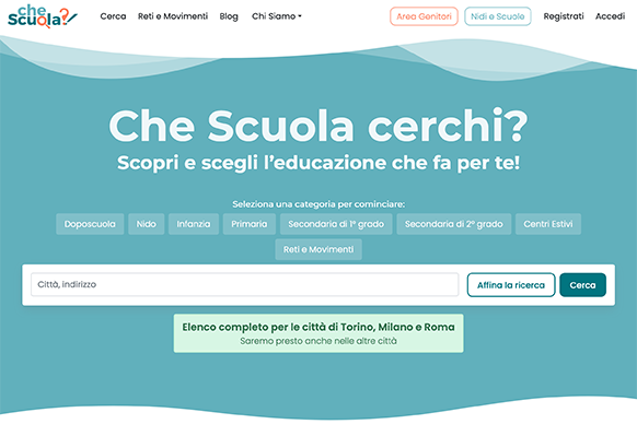 Anteprima del sito CheScuola?!