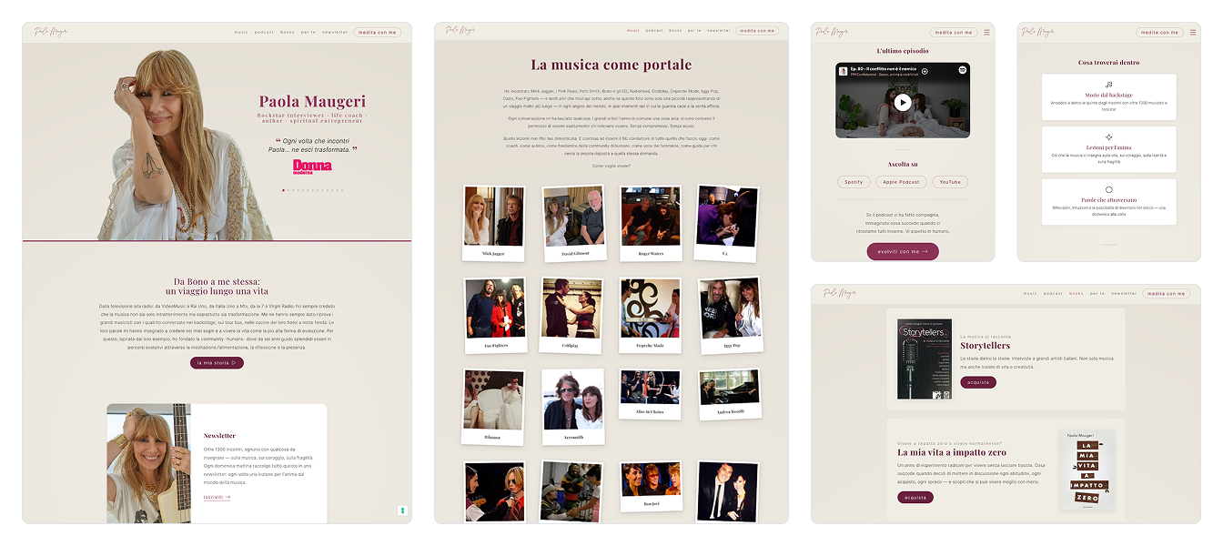 Anteprima del sito Paola Maugeri